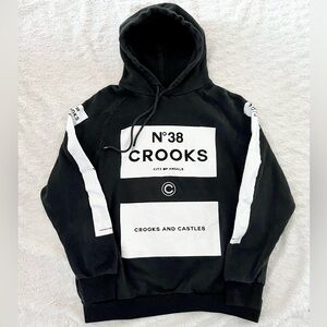 Crooks & Castles Black and White Hoodie